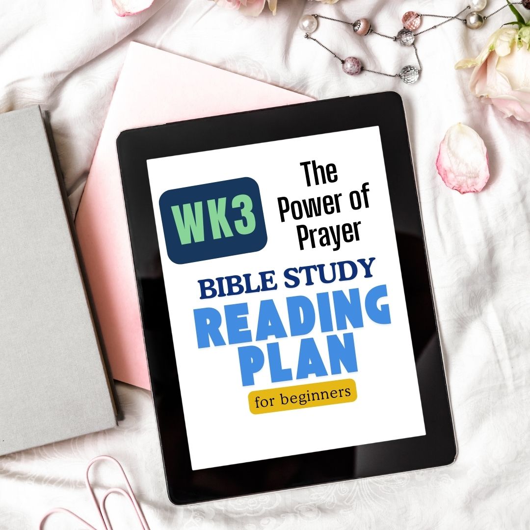 Bible Study Plan Bundle | 3 Weeks | Bible Reading Plan for Beginners | Prayer Journal