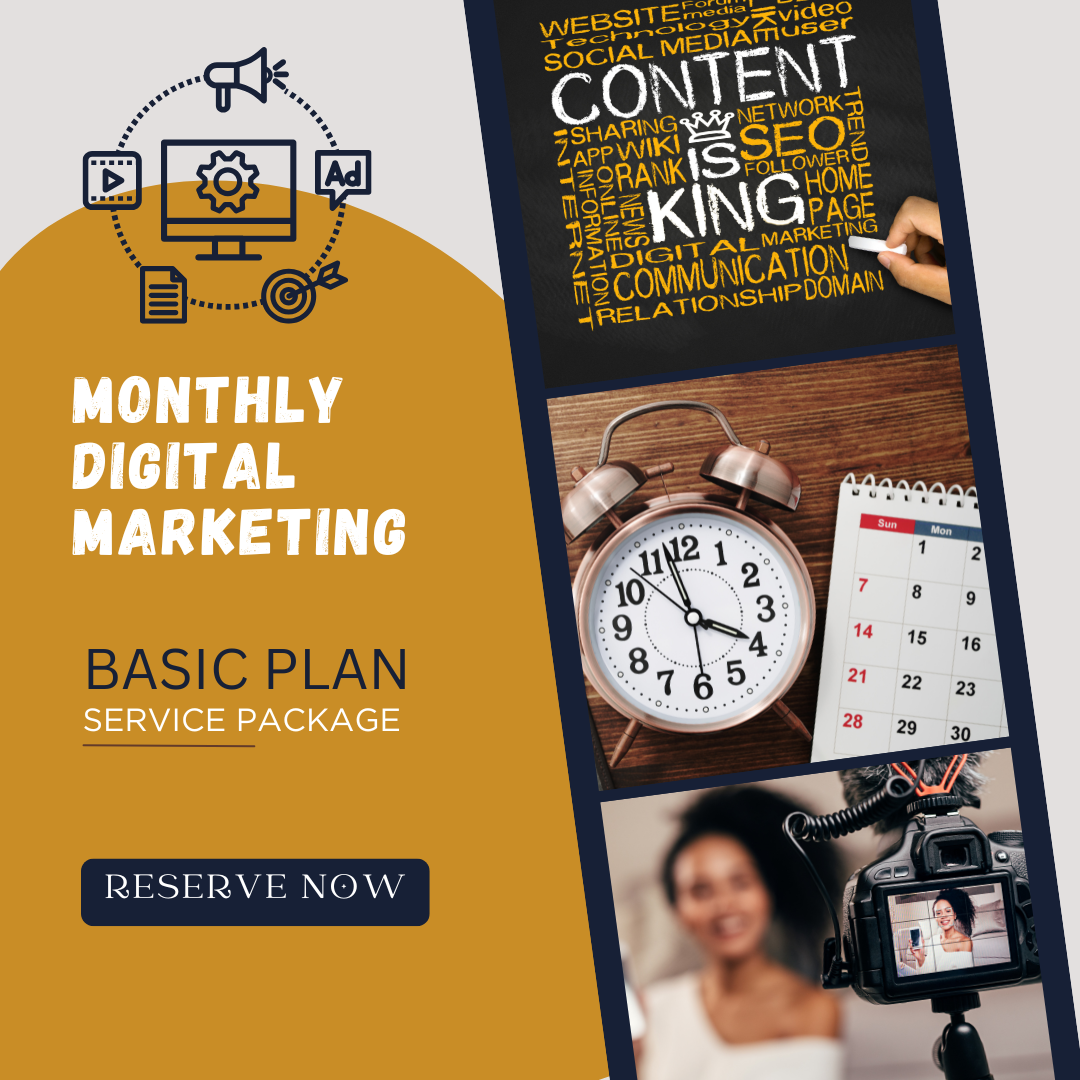 Basic Monthly Digital Marketing Package